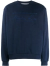 Martine Rose Embroidered Sweatshirt - Blue