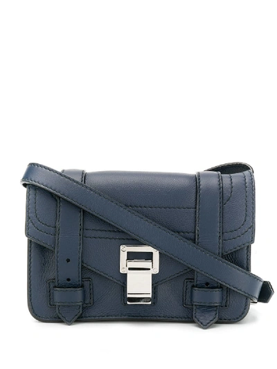 Proenza Schouler Ps1 Mini Crossbody Bag - Blue In Blue