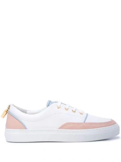 Buscemi Colour Block Low-top Sneakers In White