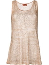 Missoni Sequin Embroidered Tank Top - Blue