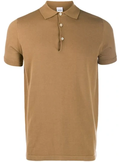 Aspesi Classic Polo Shirt In Brown