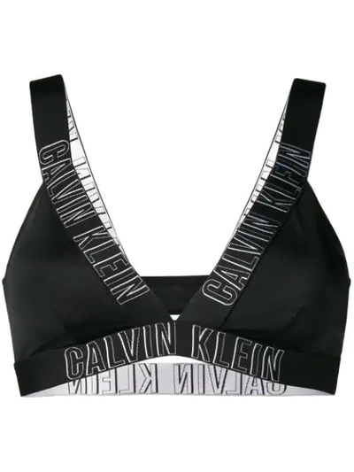 Calvin Klein Bikinioberteil Mit Logo - 094 Nero