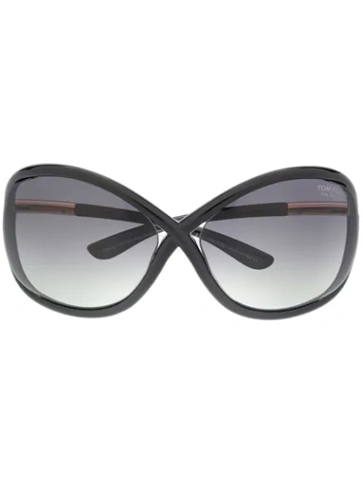 Tom Ford Whitney Soft Round Sunglasses In Black