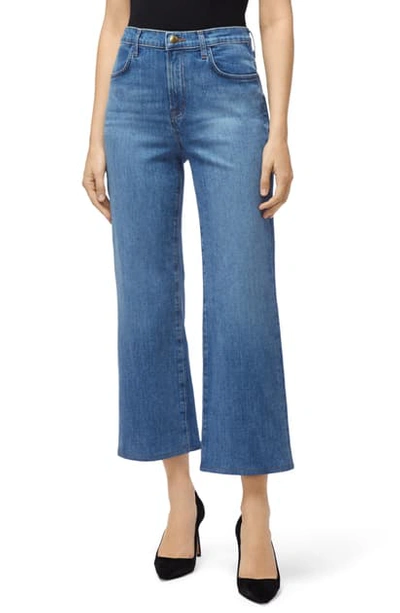 J Brand Joan High-rise Cropped Selvedge Jeans In Fluent