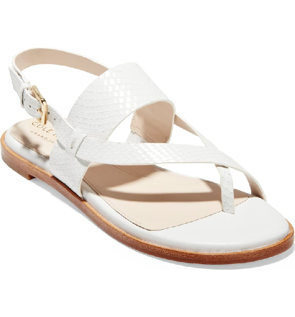 cole haan white sandals