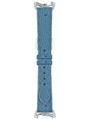 Fendi Selleria Black Leather Watch Strap, 18mm In F01w1