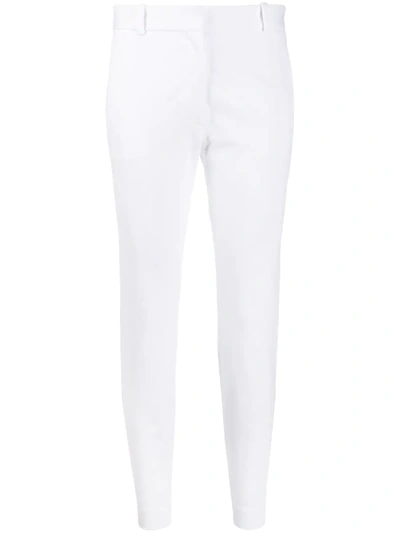 Joseph New Eliston Stretch-gabardine Slim-leg Trousers In White