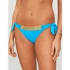 Calvin Klein Core Icon Classic Tie-side Bikini Bottoms In 451 Maldive Blue