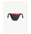 Calvin Klein Core Icon Classic Tie-side Bikini Bottoms In 094 Pvh Black