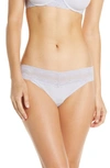 Natori Bliss Perfection Thong In Frosted Purple