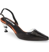 Yuul Yie Lissom Slingback Pump In Black/ Orange