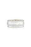 Anna Beck Hammered Cigar Band In Silver