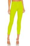 L Agence L'agence Margot High Rise Skinny In Chartreuse.