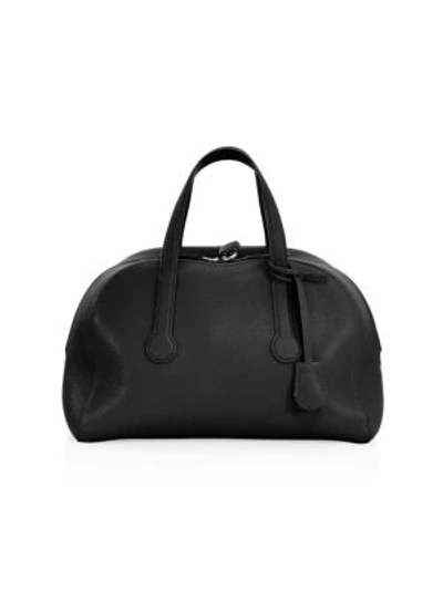 The Row Sporty Bowler 15 Top-handle Bag In Black