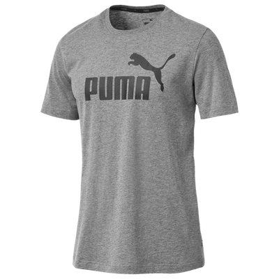 Puma Big And Tall Men's Logo T-shirt In Grey