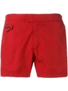 Mc2 Saint Barth Harry Swim Shorts In Red