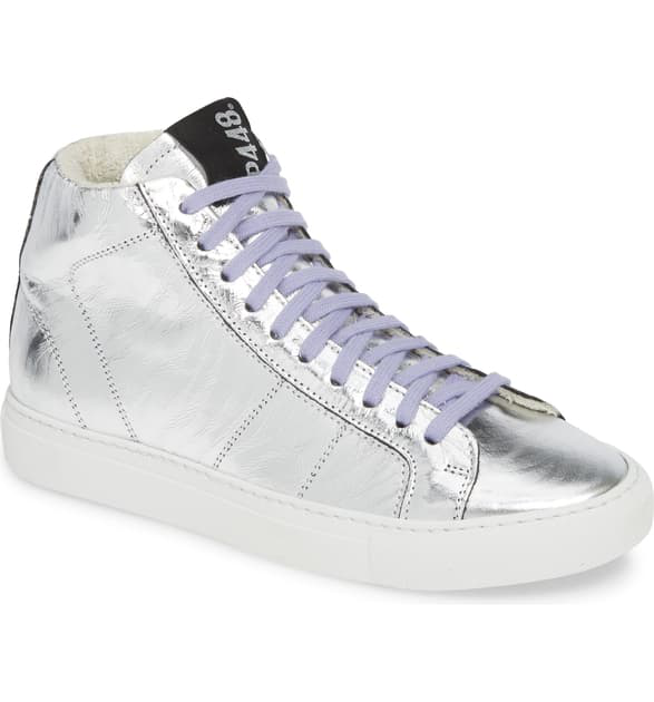 P448 Star 2.0 High-top Metallic Sneakers | ModeSens