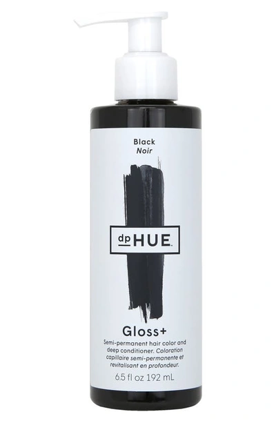 Dphue Gloss+ Semi-permanent Hair Color And Deep Conditioner Black 6.5 oz/ 192 ml