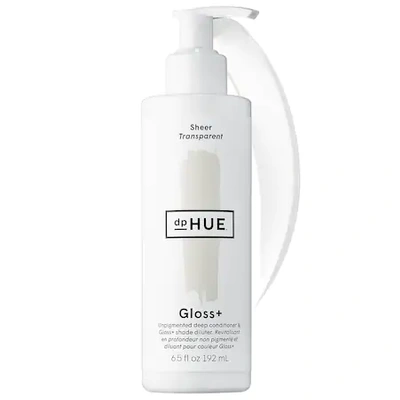 Dphue Gloss+ Semi-permanent Hair Colour And Deep Conditioner Clear 6.5 oz/ 192 ml In Sheer