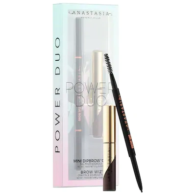 Anastasia Beverly Hills Power Duo Brow Kit Dark Brow In Dark Brown