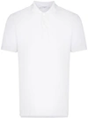 Givenchy Logo Ribbon Cotton-jersey Polo Shirt In White