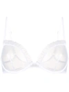 Myla Ruffle Trimmed Bra In White