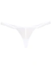 Myla Sheer Thong In White