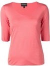 Emporio Armani Jersey-t-shirt - Rosa In Pink