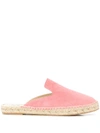 Manebi Slip-on Espadrille Mules - Pink