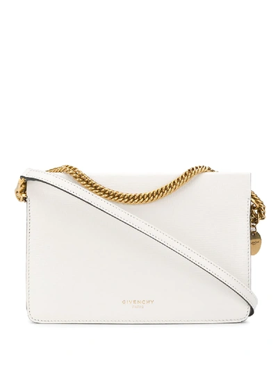 Givenchy Textured Clutch Bag In White