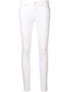 Liu •jo Cropped Skinny Jeans In White