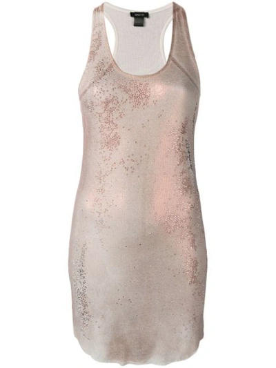 Avant Toi Glitter Sequin Dress - Pink