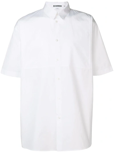 Jil Sander Short-sleeved Shirt In White