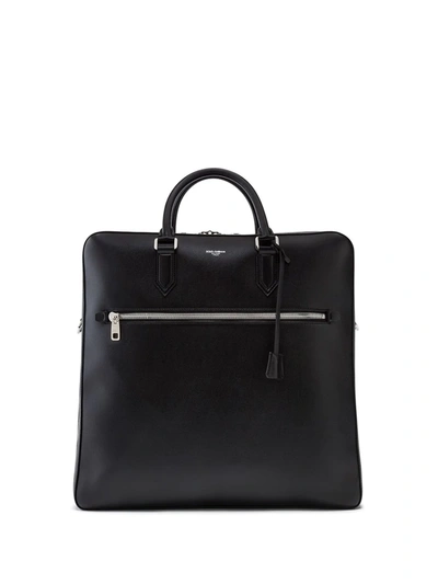 Dolce & Gabbana Logo-print Briefcase In Black