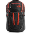 The North Face Recon Backpack - Grey In Asphalt Grey / Fiery Red