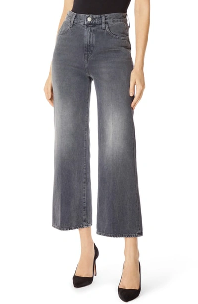 J Brand Joan High Waist Crop Wide Leg Jeans In Haven