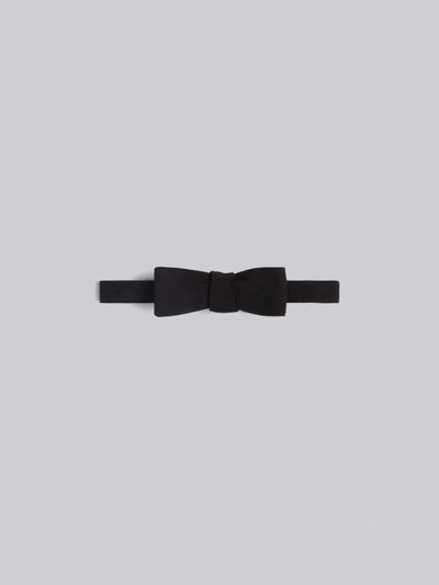 Thom Browne Silk Faille Bow Tie In Black