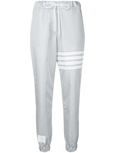Thom Browne 4-bar Flyweight Track Pants In Grey