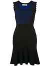 Diane Von Furstenberg Adi Pullover Dress In Black/klein Blue