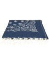 Mc2 Saint Barth Foutas Paisley Beach Scarf - Blue