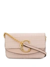 Chloé 'c' Logo Clutch Bag - Pink