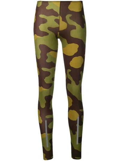 Dsquared2 Camouflage Print Leggings In Green