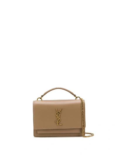 Saint Laurent Sunset Crossbody Bag In 2749 -peru/peru