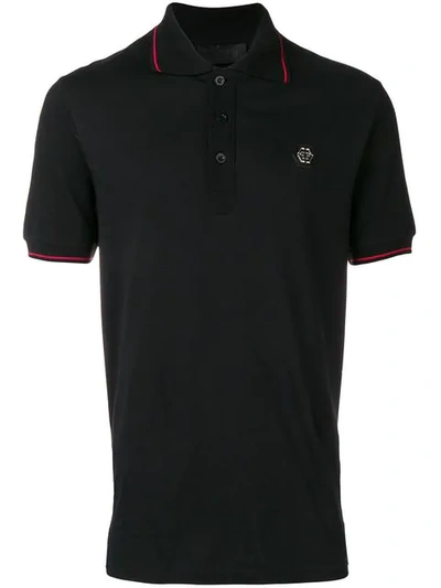 Philipp Plein Original Polo Shirt In Black