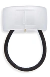 France Luxe Elodie Cuff Ponytail Holder In Frost