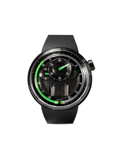 Hyt Black And Green H0 49mm Watch