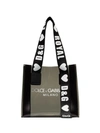 Dolce & Gabbana Street Shopping Bag In Black