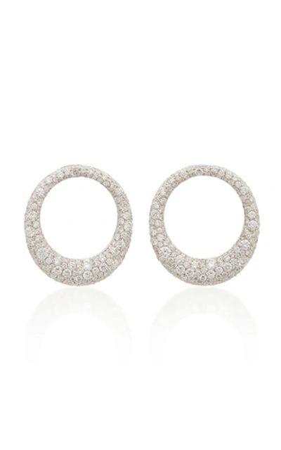 Anita Ko Galaxy 18k White Gold Diamond Earrings