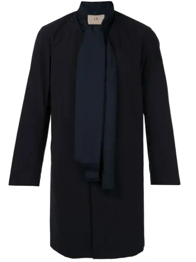 Loveless Single Breasted Coat In Black
