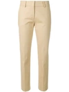 Piazza Sempione Tailored Cropped Trousers In Neutrals